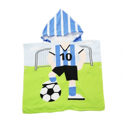 兒童連帽沙灘浴巾